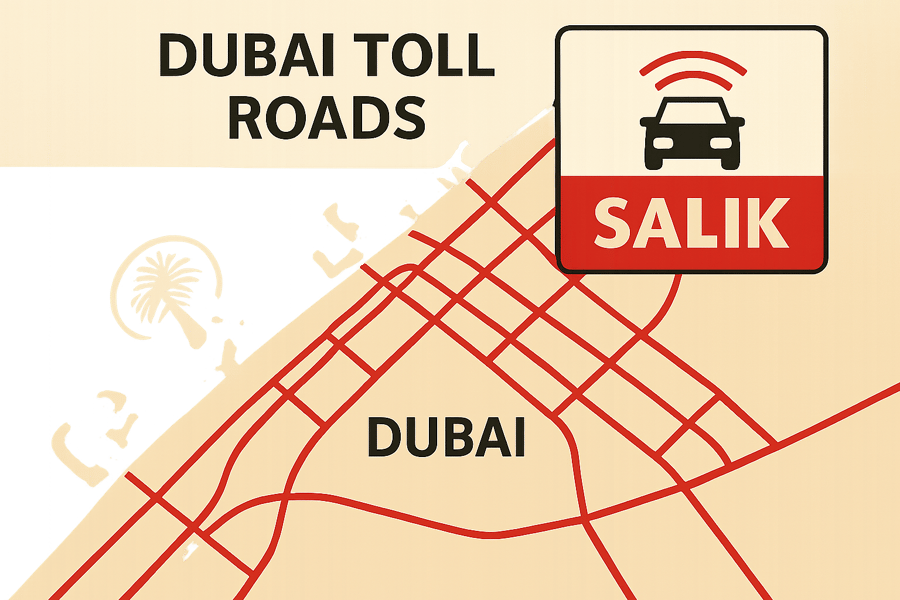 Dubai Toll Roads and Salik Tag
